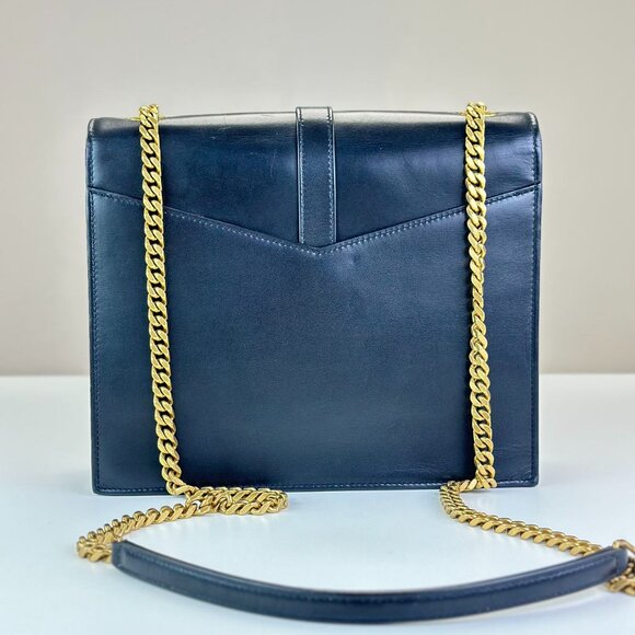 Saint Laurent Black Leather Sulpice Shoulder Bag Crossbody - Picture 3 of 8